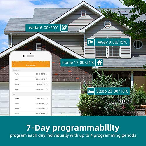 AWOW Smart Home Thermostate WiFi Temperaturregler Wandthermostat