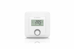 Bosch Smart Home Raumthermostat zur Steuerung der Heizkörperthermostate, inklusive Feuchtigkeitsanzeige, kompatibel mit Google Assistant und Alexa - 1