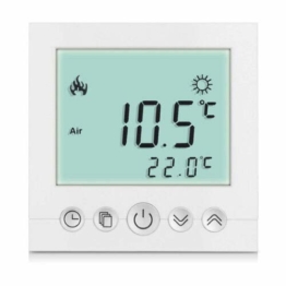 Digital Thermostat Raumthermostat Fußbodenheizung Wandheizung LED weiß SAXa31 - 1