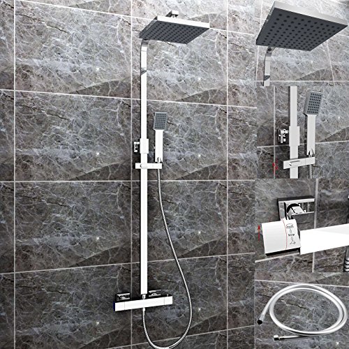 Details about   LED Duschset Duscharmatur Duschsystem mit Handbrause-Mischbatterie Drei Farben 