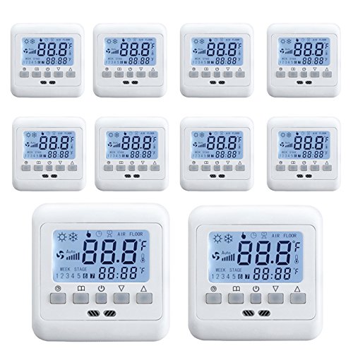 Digital Thermostat Programmierbar - Für Fußbodenheizung Mit Touchscreen