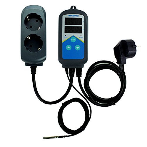 RUIZHI Digitaler Temperaturregler Steckdose – Heizen/Kühlen, 16A, 230V, Mit Sensor, -40 Bis 120°C, Für RUIZHI Digitaler Temperaturregler Steckdose – Heizen/Kühlen, 16A, 230V, Mit Sensor, -40 Bis 120°C, Für