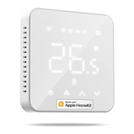 Smart Elektrische Thermostat, Fußbodenheizung WLAN Raumthermostat kompatibel mit HomeKit, Alexa und Google, SprachfehlFernsteuerungZeitplan, LED Touchscreen Digital - 1