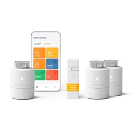 tado° BASIC smartes Heizkörperthermostat – Wifi Starter Kit V3+, inkl. 3 x Thermostat für Heizung – digitale Heizungssteuerung per App – einfache Installation – kompatibel mit Alexa, Siri & Google - 1