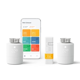 tado° smartes Heizkörperthermostat – Wifi Starter Kit V3+, inkl. 2 x Thermostat für Heizung – digitale Heizungssteuerung per App – einfache Installation – kompatibel mit Alexa, Siri & Google Assistant - 1