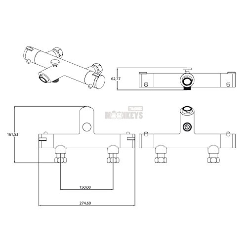 Thermostat Wannen Armatur Mischbatterie Dusche Und Bad Mit Eco