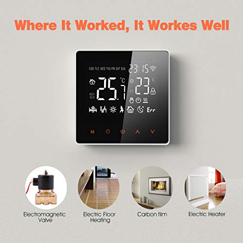 Wifi Smart Thermostat Digital Raumthermostat LCD Raumregler Fußbodenheizung DE 